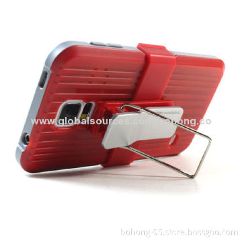 Holster case for Samsung S5 TPU+PC, slim design, same design for 5S/4S/S4/S5